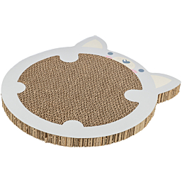 Junior Hamster scratching cardboard 31x2.5x32.5cm light grey