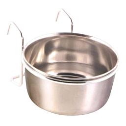 Stainless steel bowl with holder, 300 ml/ø 9 cm