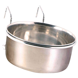 Stainless steel bowl with holder, 600 ml/ø 12 cm