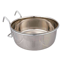 Stainless steel bowl with holder, 900 ml/ø 14 cm