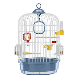 Bird cage Regina 33x53cm White Rounded