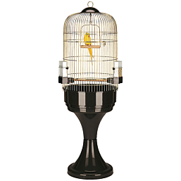 Bird cage MAX 6 with base, golden