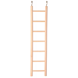 Mänguasi papagoidele Puidust redel, 8 astet/36cm