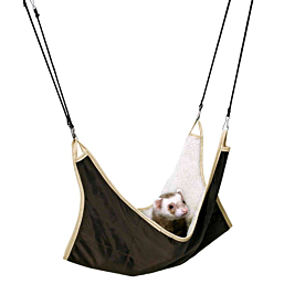 Гамак для хорьков, 45 × 45 см, коричневый/бежевый