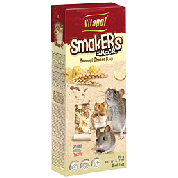 Лакомство для грызунов и кроликов SMAKERS сыр 2шт 90г