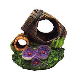 Aquarium decoration Barrel 9x8x8cm
