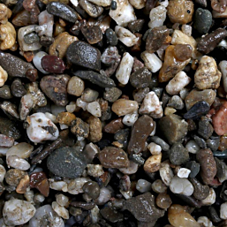 Aquarium gravel 3-6 mm 2 kg Dark Coarse