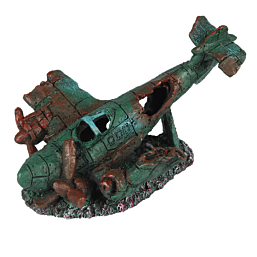 Aquarium decoration Sunken Plane 1 17x12,5x11cm