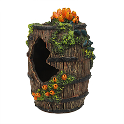Aquarium decoration Barrel 7,7x7,4x11,4cm