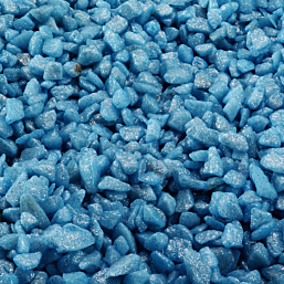 Aquarium gravel Glamour Stone/Indian 6-9mm 2kg blue