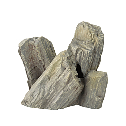 Aquarium decoration Giant rock XL 29x16x24cm grey