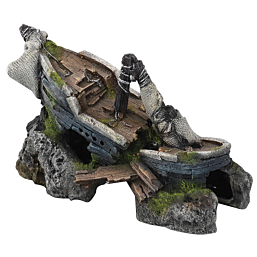 Aquarium decoration Sunken Ship 1 20x10,5x12,5cm