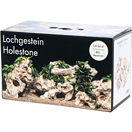Aquarium decoration Multi-Holestone 80L