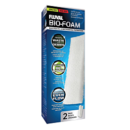 Filter media Bio-Foam sponge for Fluval 206/207 306/307 2pcs white A222