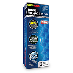 Filter media Bio-Foam Max for Fluval 206/207 306/307 2pcs blue A188