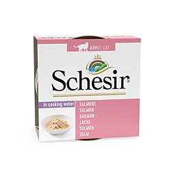Schesir Complete Nutrition с лососем в бульоне 85г влажный корм для котов
