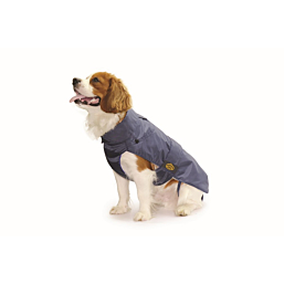 Water resistant coat art.109 BIS #39 blue