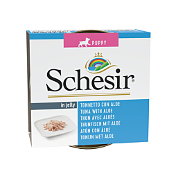 Schesir tuna + aloe in jelly 150g wet food for puppies