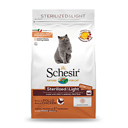 Schesir kuivtoit steriliseeritud/ülekaalulistele kassidele 400g