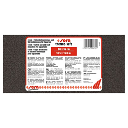 Sera Thermo safe alusmatt 80x35cm