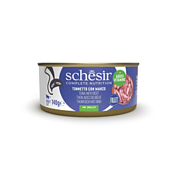 Schesir Complete Nutrition тунец с говядиной в желе 140г влажный корм для котов