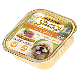 Complete (wet) feed MISTER STUZZY Dog 150 gr Alu Tray Salmon