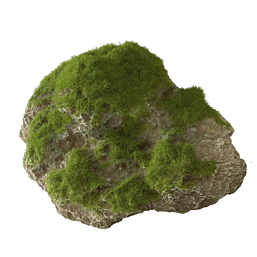 Aquarium decoration Moss Stone With Suction Cup M 16x11x11cm