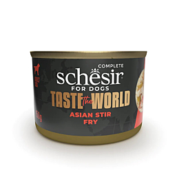 Schesir Taste The World жареный рис с курицей влажный корм для собак 150г