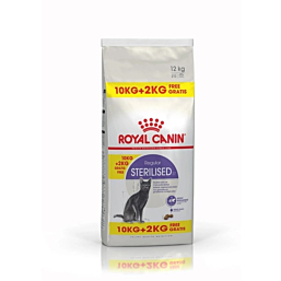 Royal Canin Sterilised 10+2 kg Kuivtoit kassidele