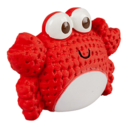 Dog toy latex Crab red 12x5x8,5cm