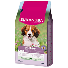 EUKANUBA Puppy lambaliha ja riisiga väikestele ja keskmistele koertele 12 kg