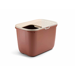 Cat litterbox Hop In 58,5x39x39,5cm Tuscan red