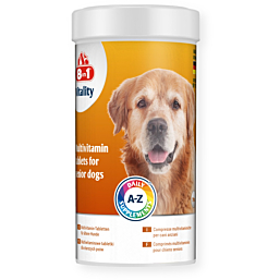 Toidulisand koertele 8in1 Vitality Multi Vitamiinid Seenioridele 70tabletti