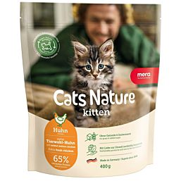 Mera Cats Nature Kitten kuivtoit kassipoegadele kanaga 400g