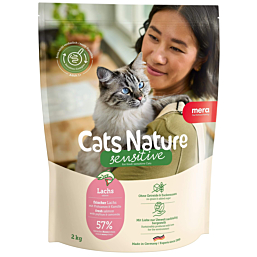Mera Cats Nature Sensitive kuivtoit kassidele lõhega 2kg