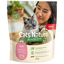 Mera Cats Nature Sensitive kuivtoit kassidele lõhega 400g