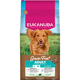 EUKANUBA Adult lambalihaga suurtele koertele teraviljavaba 12 kg