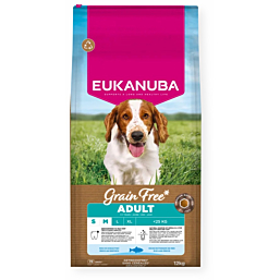 EUKANUBA Adult ocean fish for small and medium dogs grainfree 12 kg