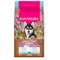 EUKANUBA Puppy ookeanikalaga suurtele koertele teraviljavaba 3 kg