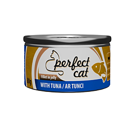 Complete (wet) feed Perfect Cat with tuna in jelly 80g