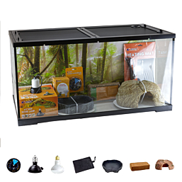 Klaasist terraarium Snake and tortoise kit SK40 920x465x465mm