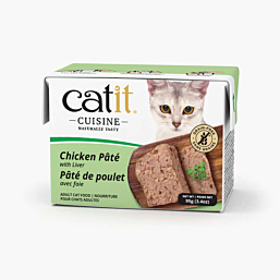Полноценный (влажный) корм Catit Cuisine Pate куриный паштет с печенью, 95 г