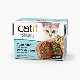 Полноценный (влажный) корм Catit Cuisine Pate паштет из тунца с сардинами, 95 г
