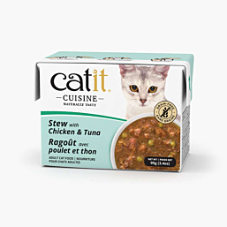 Полноценный (влажный) корм Catit Cuisine Stew рагу из курицы и тунца, 95 г