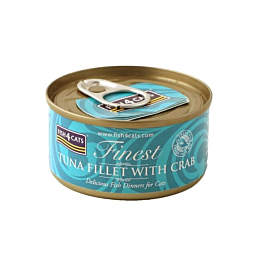 F4C филе тунца с крабом 70 г влажный корм для котов