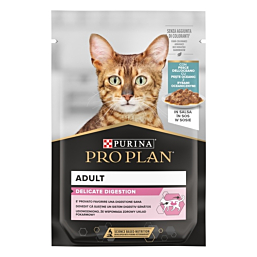 ProPlan для чувствительного пищеварения с океанической рыбой 85 г влажный корм для котов