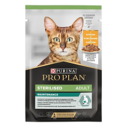 ProPlan для для стерилизованных кошек с курицей 85 г влажный корм для котов