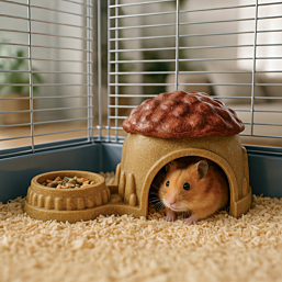 Taimsed ampsud närilistele Veggie Bites Hut 19x10x9.5cm