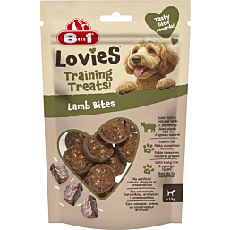 Koera maius 8in1 Lovies Training Treats Lamb Bites 90g