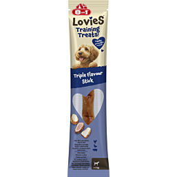 Koera maius 8in1 Lovies Training Treats Triple Flavour Stick 15g